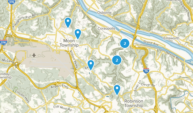 Coraopolis, Pennsylvanie Map