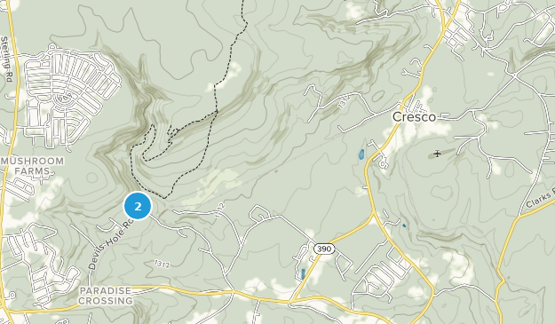 Cresco, Pennsylvania Map
