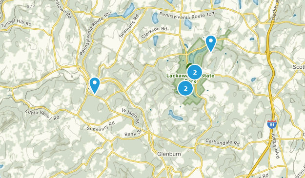 Dalton, Pennsylvania Map