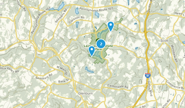 Dalton, Pennsylvania Map