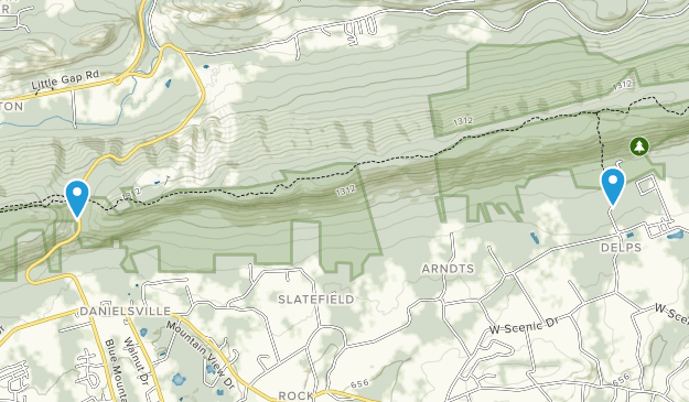 Danielsville, Pennsylvania Map