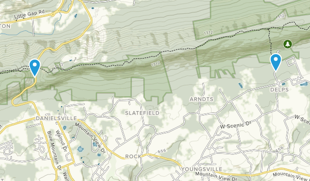Danielsville, Pennsylvania Map