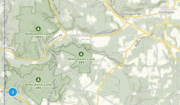 Darlington, Pennsylvania Map