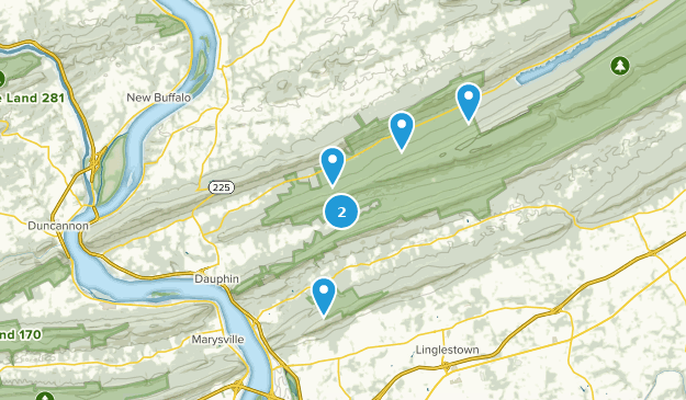 Dauphin, Pennsylvania Map