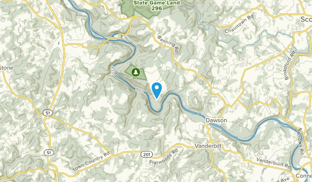 Dawson, Pennsylvania Map