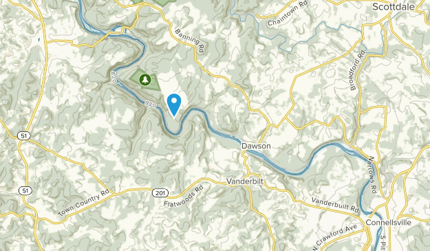 Dawson, Pennsylvanie Map