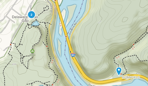 Delaware Water Gap, Pennsylvania Map