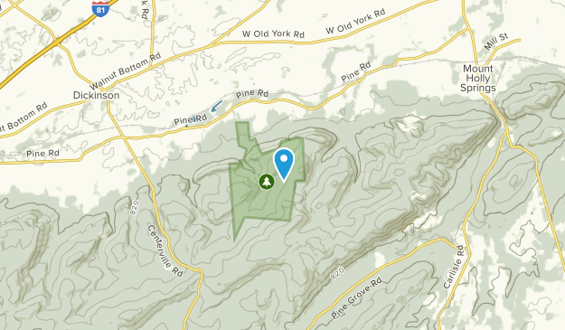 Dickinson, Pennsylvania Map