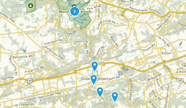 Downingtown, Pennsylvania Map