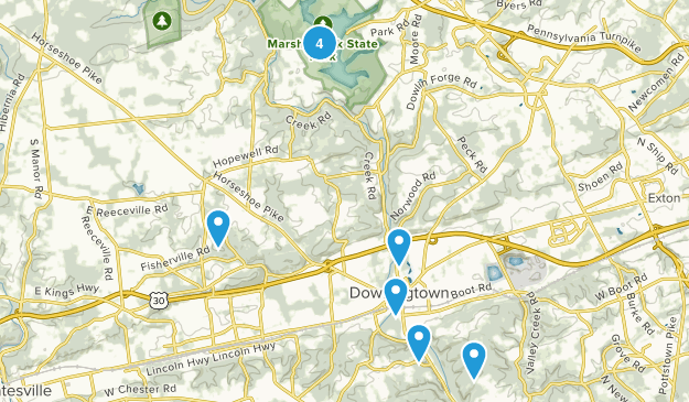 Downingtown, Pennsylvania Map