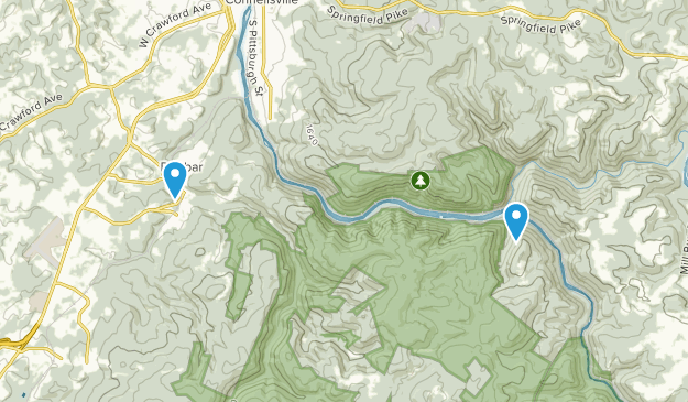 Dunbar, Pennsylvania Map