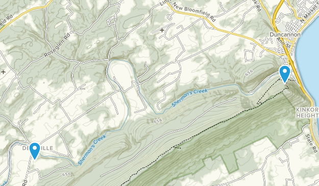 Duncannon, Pennsylvania Map