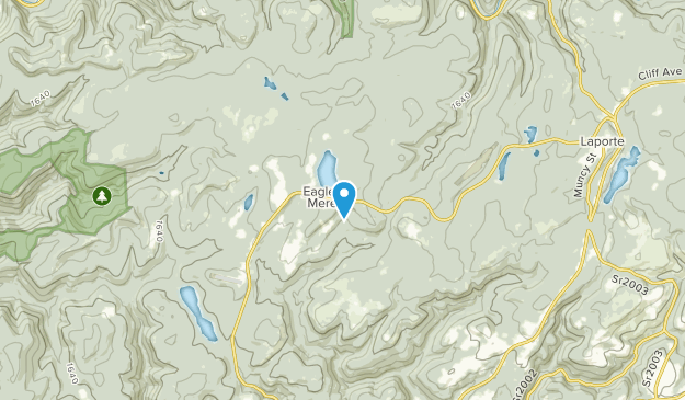 Eagles Mere, Pennsylvania Map