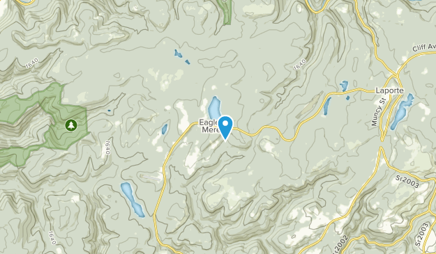Eagles Mere, Pennsylvania Map
