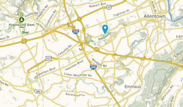 East Texas, Pennsylvania Map