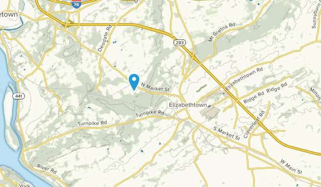 Elizabethtown, Pennsylvania Map