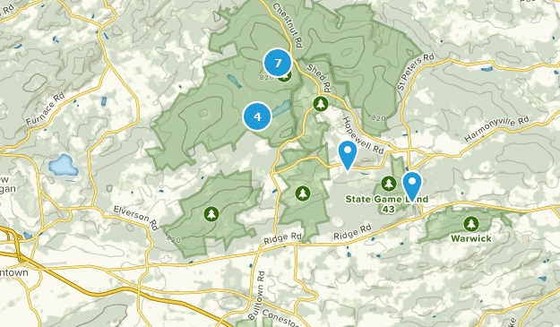 Elverson, Pennsylvanie Map
