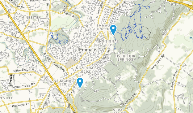 Emmaus, Pennsylvania Map
