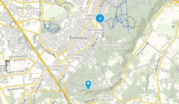 Emmaus, Pennsylvania Map