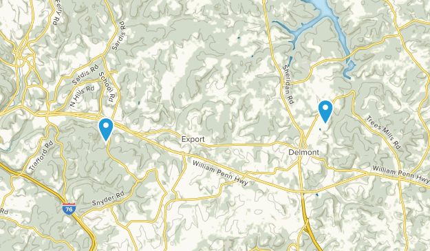 Export, Pennsylvania Map