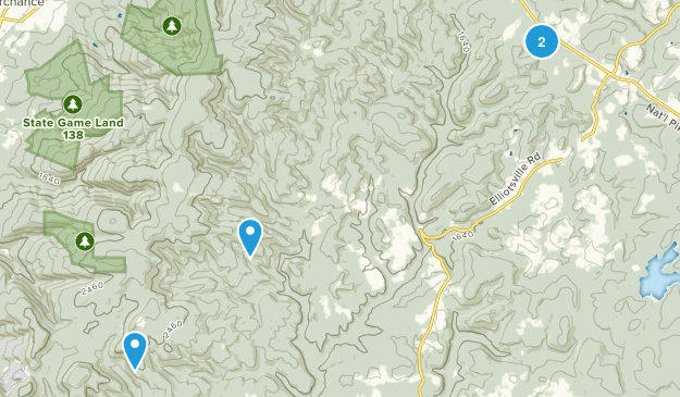 Farmington, Pennsylvania Map
