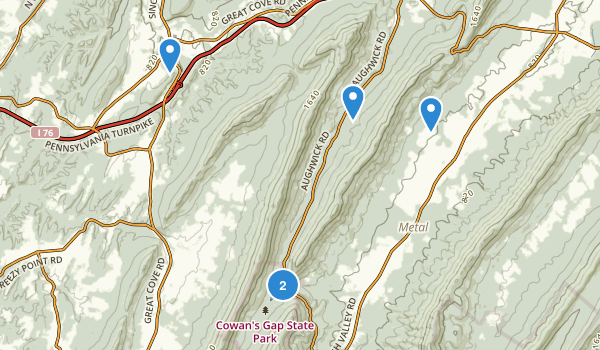 Fort Loudon, Pennsylvania Map