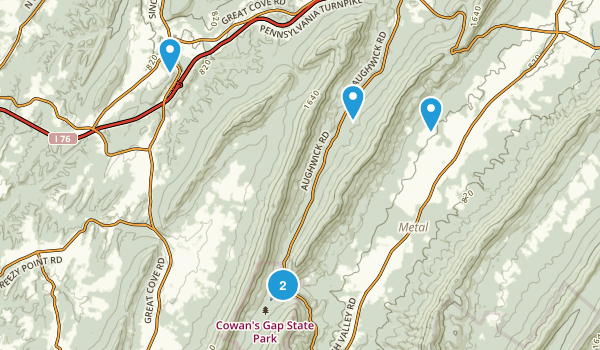 Fort Loudon, Pennsylvania Map