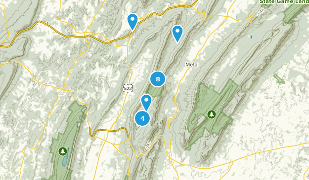Fort Loudon, Pennsylvanie Map