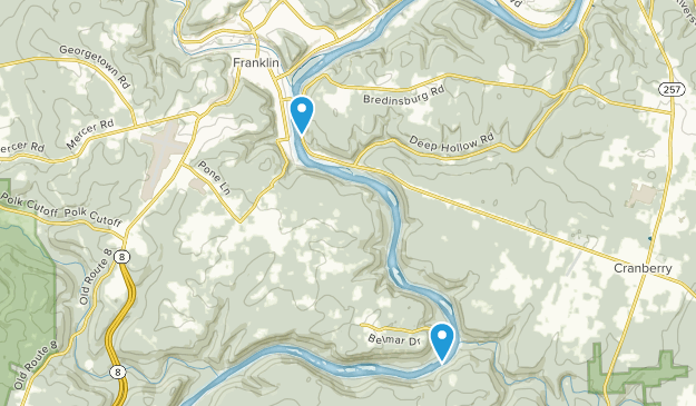 Franklin, Pennsylvania Map