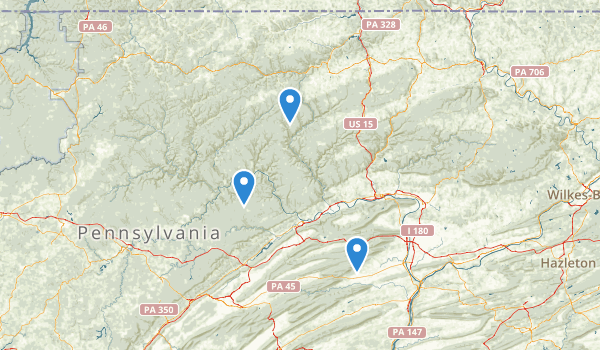 Gaines, Pennsylvania Map
