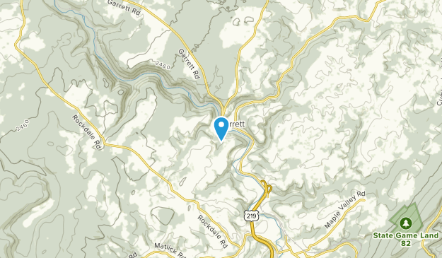 Garrett, Pennsylvania Map