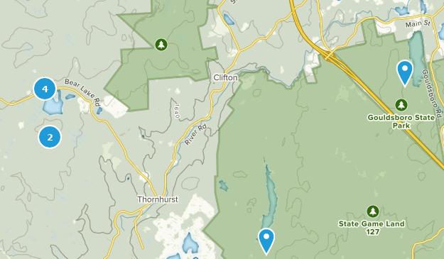 Gouldsboro, Pennsylvania Map