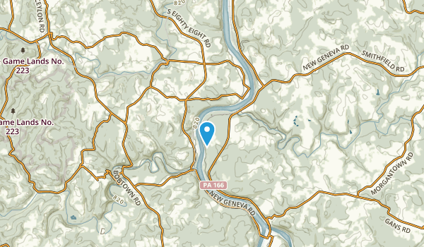 Greensboro, Pennsylvania Map