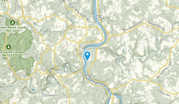 Greensboro, Pennsylvania Map