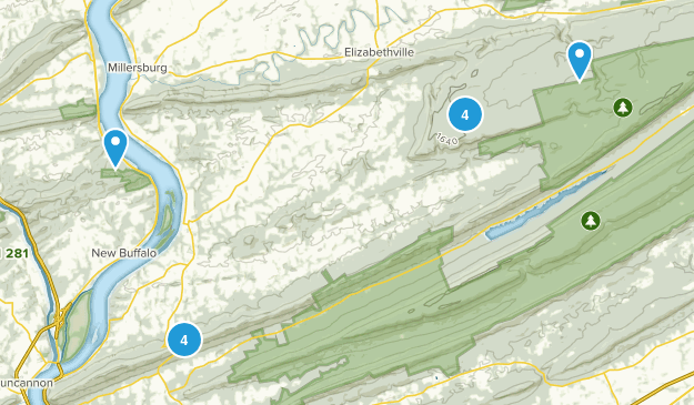 Halifax, Pennsylvania Map