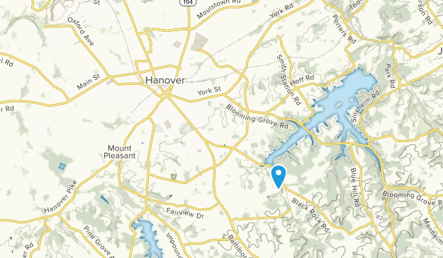 Hanover, Pennsylvanie Map
