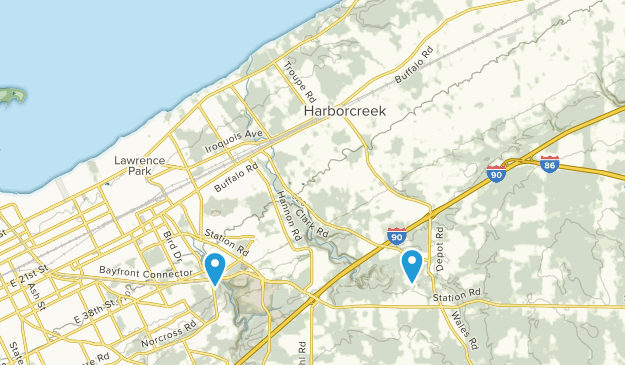 Harborcreek, Pennsylvania Map