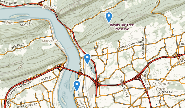 Harrisburg, Pennsylvania Map