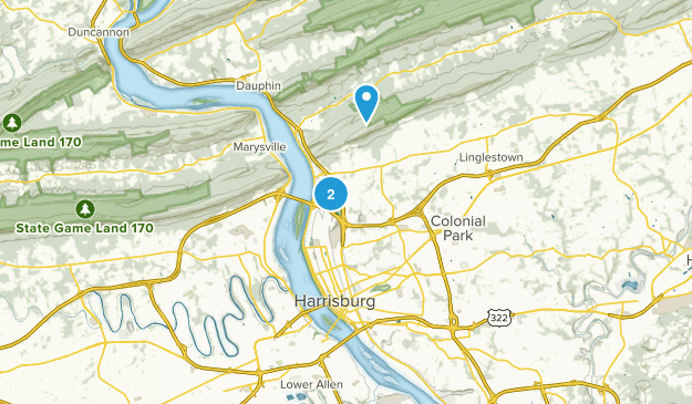 Harrisburg, Pennsylvania Map