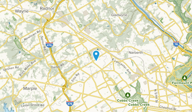 Haverford College, Pennsylvania Map