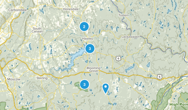Hawley, Pennsylvania Map