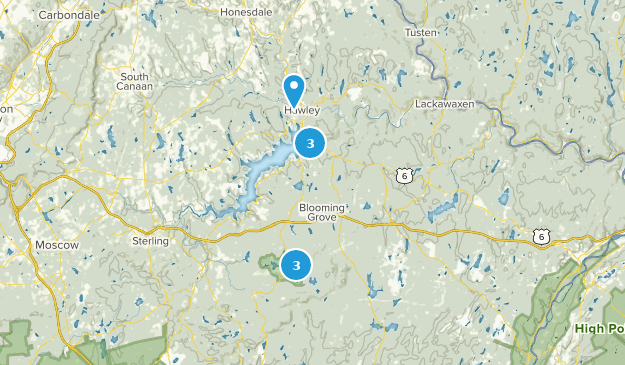 Hawley, Pennsylvanie Map