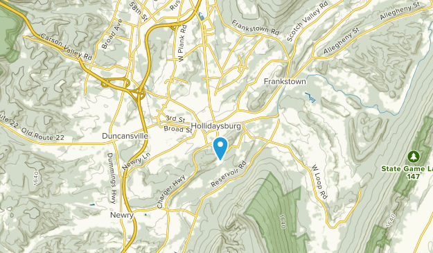 Hollidaysburg, Pennsylvania Map