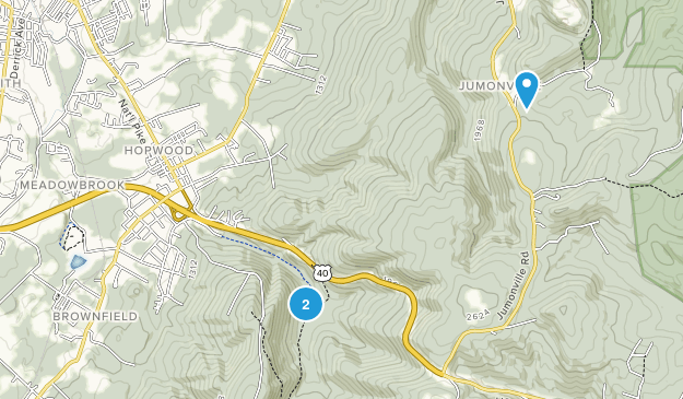Hopwood, Pennsylvania Map