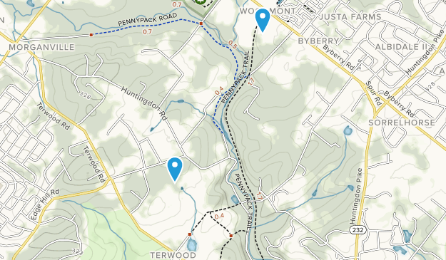 Huntingdon Valley, Pennsylvania Map