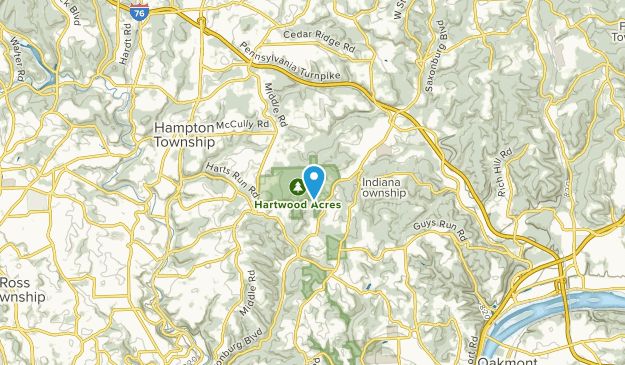 Indiana Twp, Pennsylvania Map