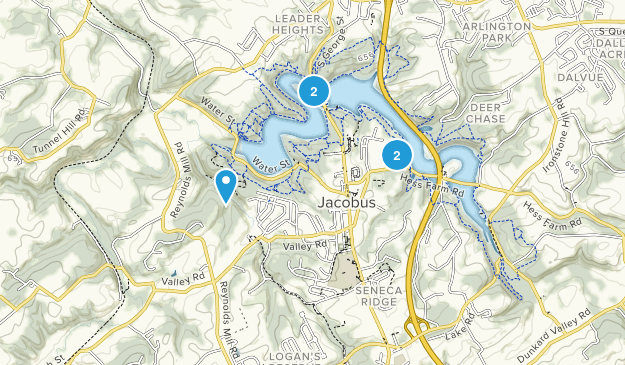 Jacobus, Pennsylvania Map