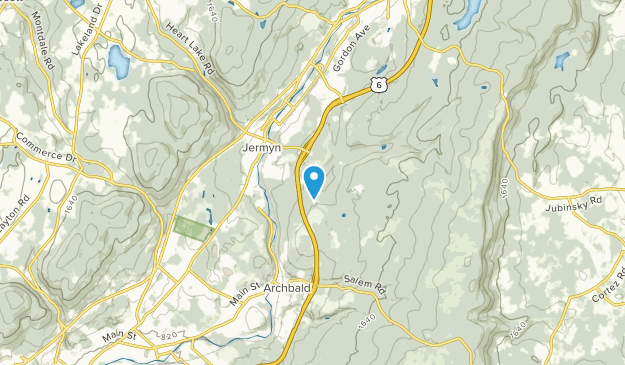 Jermyn, Pennsylvania Map