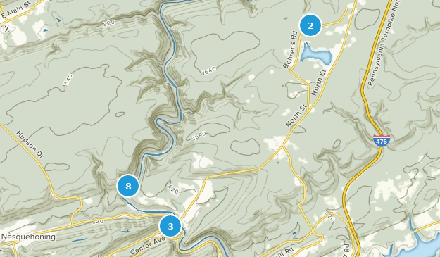 Jim Thorpe, Pennsylvania Map