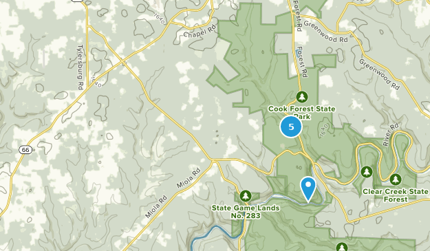Leeper, Pennsylvanie Map